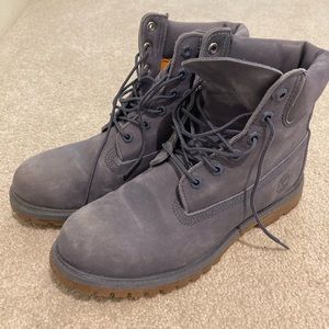 Size 9 Blue-Grey Timberland boots